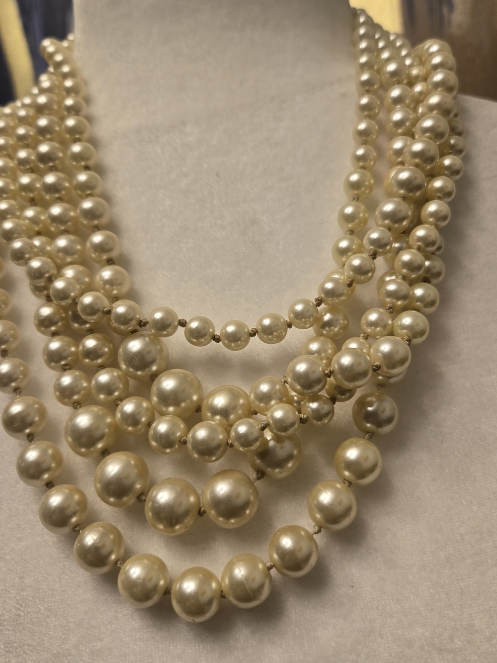 J. Crew Cream Clasico Multi-Strand Pearl Necklace - Women's Jewelry